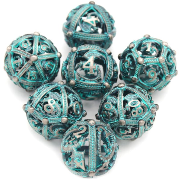 7 kpl / set DND Dice Polyhedral Dice 02 02 02