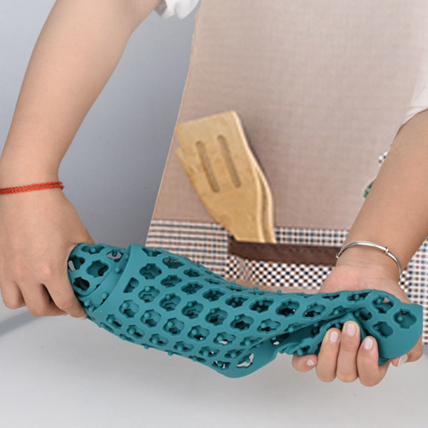 Vikbar silikon diskbänksskyddsmatta Dish Drin Pad GRÖN green