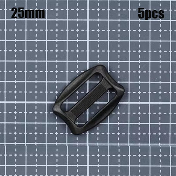 5 stk Webbing Strap Spænde Skyder Fastener 20MM 20mm