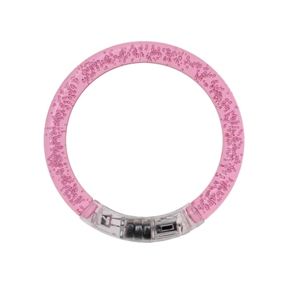 10 kpl LED-rannekoruja Glow Bangle PINK pink
