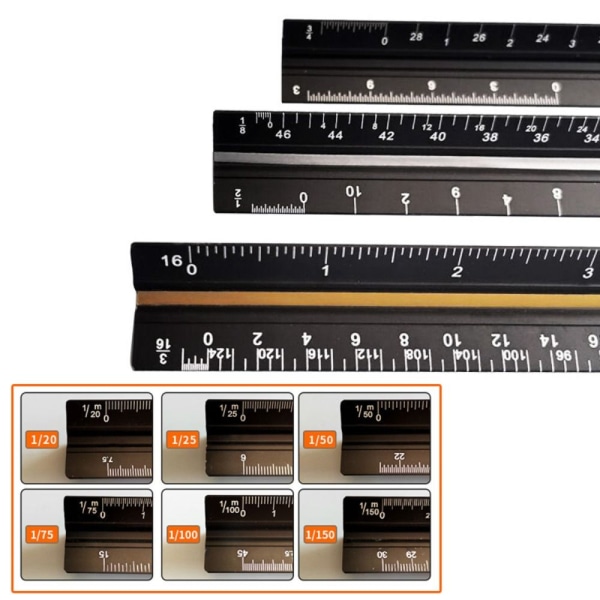 Mittakaavaviivain Kolmioviivain MUSTA CM PIENI MITTAAIKA CM PIENI MITTAAIKA Black CM SMALL SCALE-CM SMALL SCALE