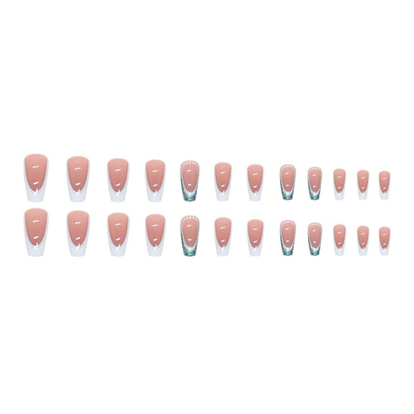 Fake Nails Medium Længde Firkantet Hoved 4