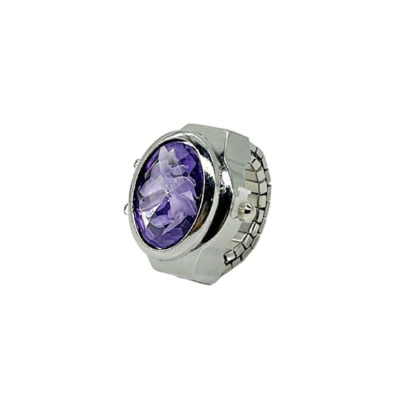 Digital Par Klokke Ring Ring Klokke LILLA Purple