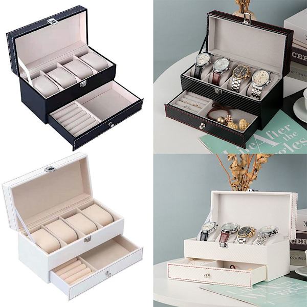 Double Watch Box watch CASE White