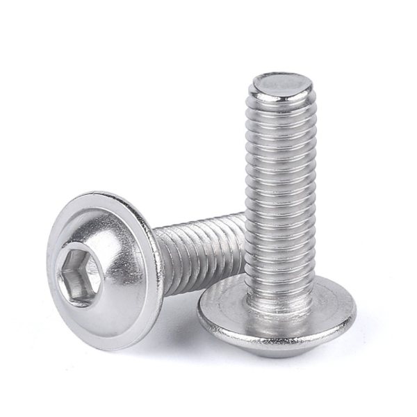 25 STK Socket Cap Skruer Sekskant Sekskant Socket Bolt unbrakonsokkel 25PCS