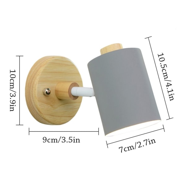 Vägglampa Lampskärm VIT white