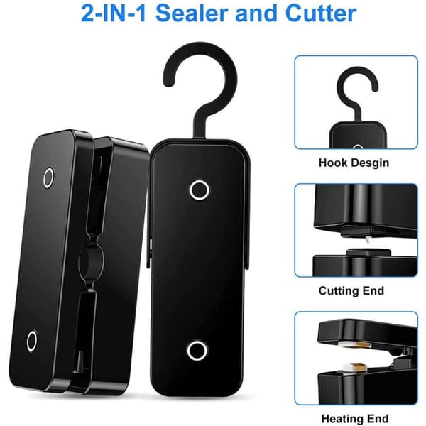 Mini Bag Sealer Heat Sealer 2 kpl 2 kpl 2pcs