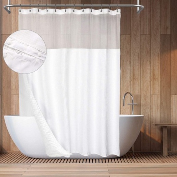 Suihkuverhon cover VALKOINEN 71X74TUUMA white 71x74inch