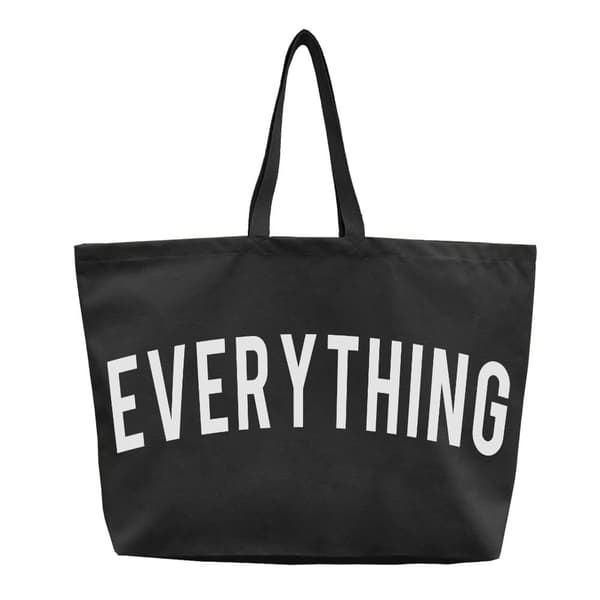 Stora tygväskor Canvas Handväskor SVART black