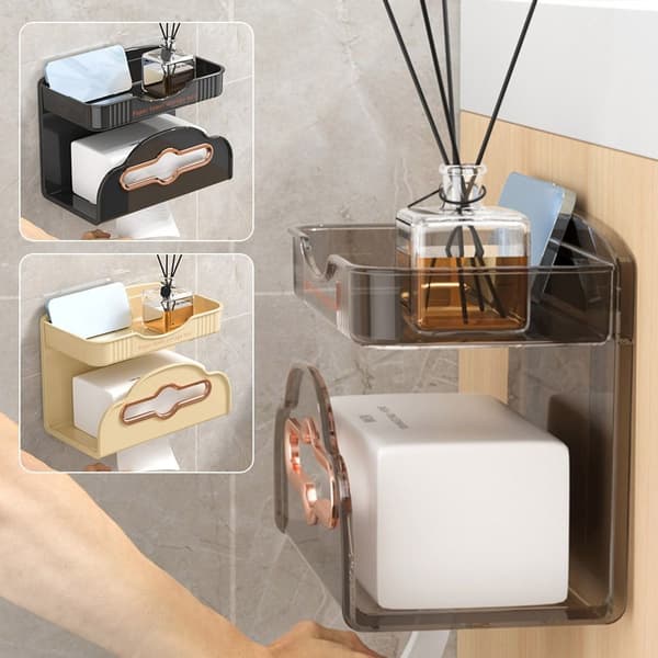 Toiletpapirholder Tissue Box GRÅ Grey