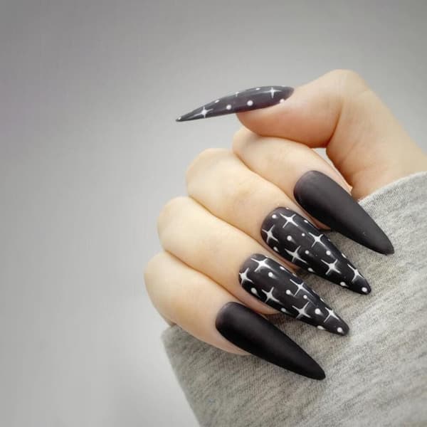 24stk False Nails Super Lang Stiletto
