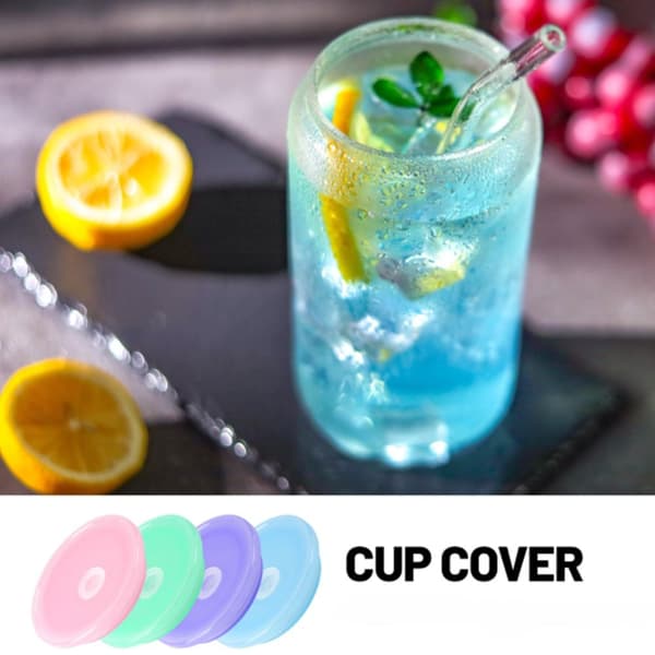 Kopdæksel Glas Koplåg BLÅ blue