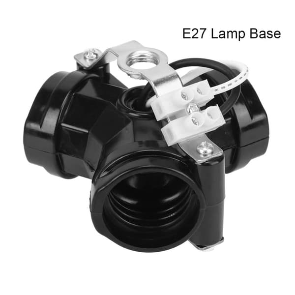 2 Stk E27 Lampe Sokkel Holder Lyspære Sokkel Splitters