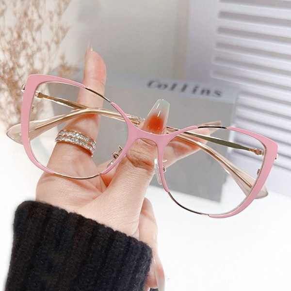 Anti-Blue Light Glasses Pyöreät silmälasit PINK Pink