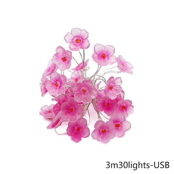 Cherry Blossom String Lights Led Light USB-3M30LIGHTS USB-3m30lights
