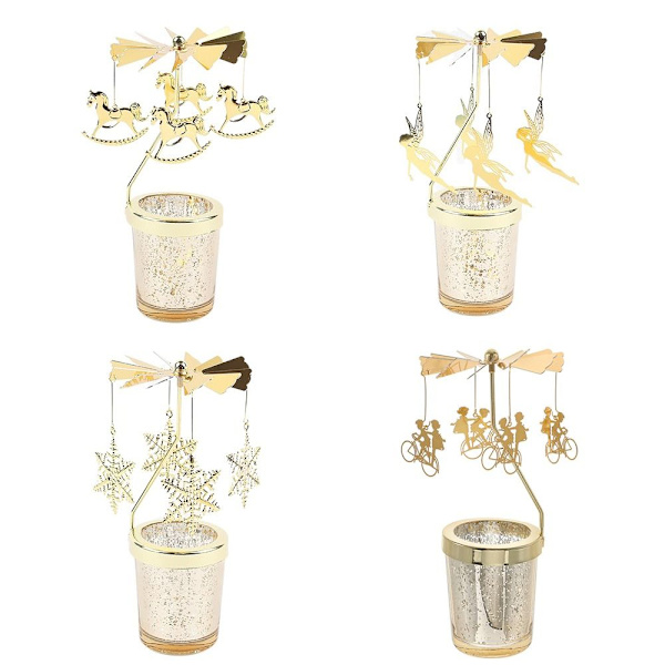 Fyrfadsstage Roterende Spinning Lysestage FAIRY FAIRY Fairy