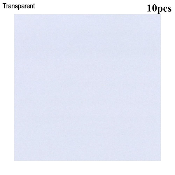 5/10 stk Runde nylonklistremerker klutlapper TRANSPARANT 10STK Transparent 10pcs-10pcs