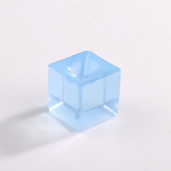 10 Stk Isblok Stressbold Legetøj Dekompression Isterning BLÅ Blue Cube