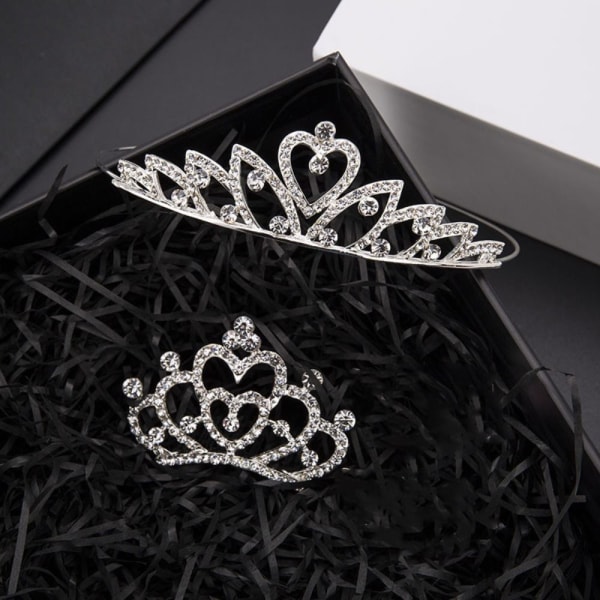 Crystal Wedding Tiaras morsiamen tekojalokivikruunu B B B