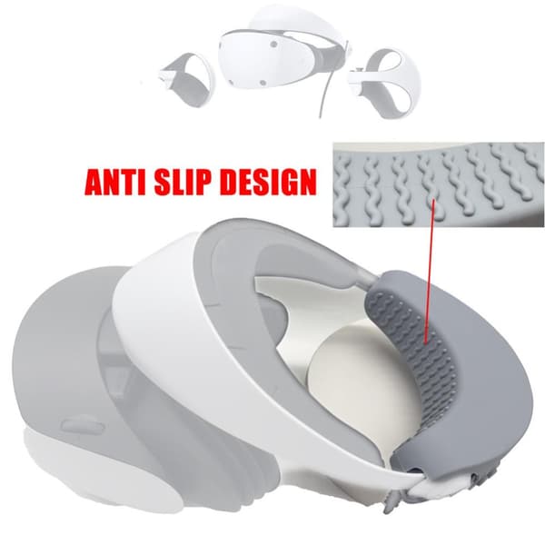 VR Headset Bakdeksel Silikon SVART black