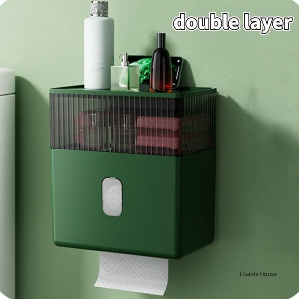 Toalettpappershållare Förvaringsställ 02-SINGELLAGER 02-ENKELLAGER 02-Single Layer