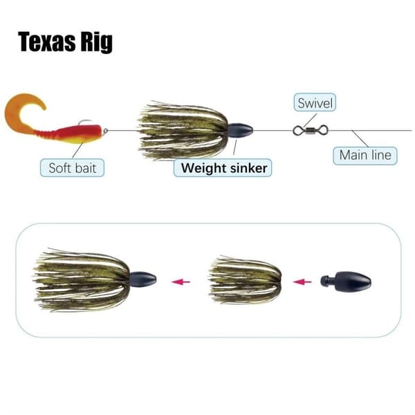 Fiske Tungsten fall Sinker 21G 21G 21g