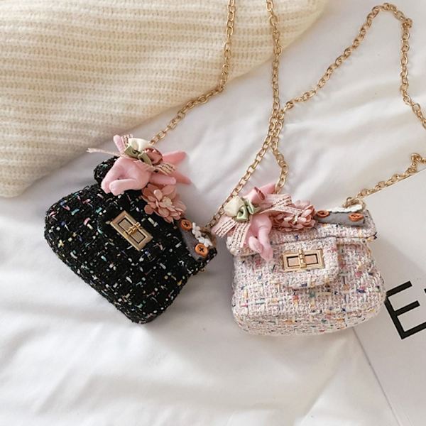 Crossbody Taske Pearl Håndtaske PINK BLOMST BLOMST pink flower-flower