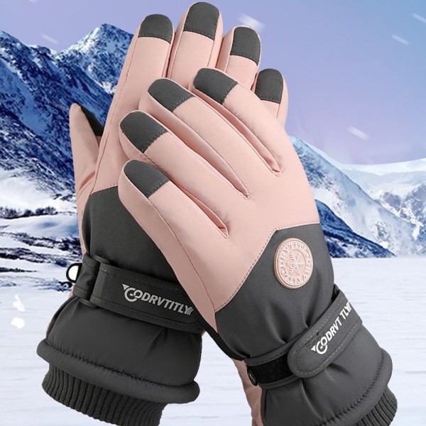 Dam Plush Vantar Snöbräda Skidvantar BLÅ blue
