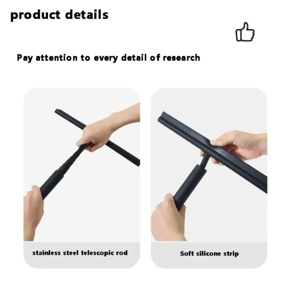 Glasdörrtorkare Skraprengöring EJ TRECKBAR EJ TRECKBAR not stretchable