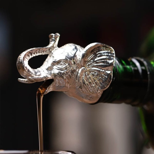 Animal Head Wine Pourer Vinflaska Dispenser 5 5 5