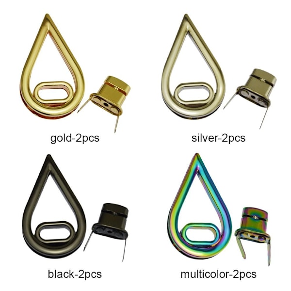 Vrid Lås Twist Locks GULD 2ST 2ST gold 2pcs-2pcs