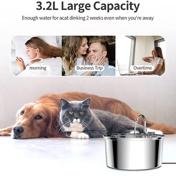 Cat Water Fountain Automaattinen juoma EU PLUG EU PLUG EU Plug
