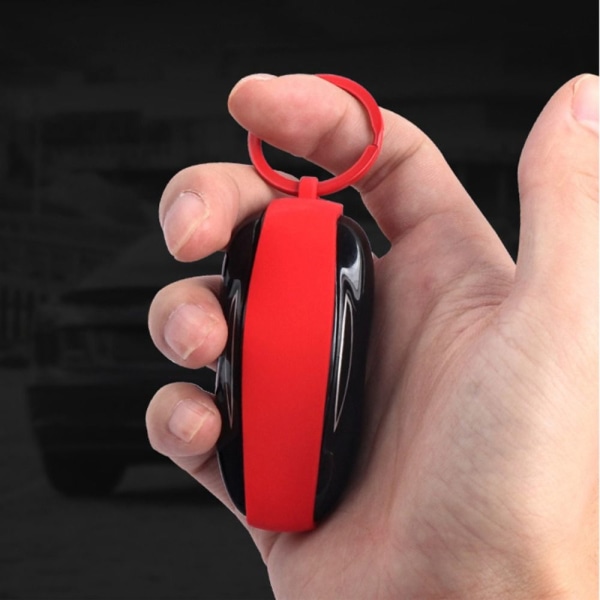 Auton case Avainkotelon cover MALLI S PUNAINEN MALLI S PUNAINEN Model S Red