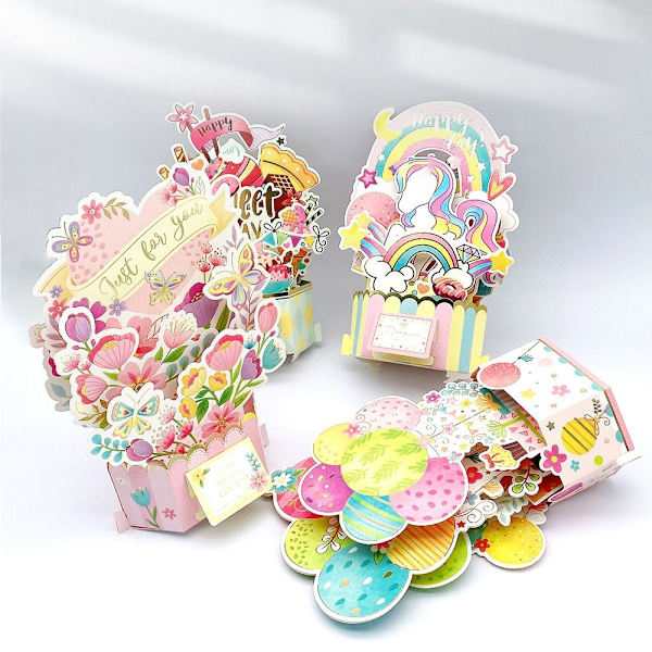 Pop Up bukett papirblomster 01 01 01