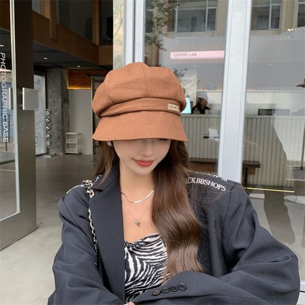 Beret Cap Fransk kunstnerlue BEIGE beige
