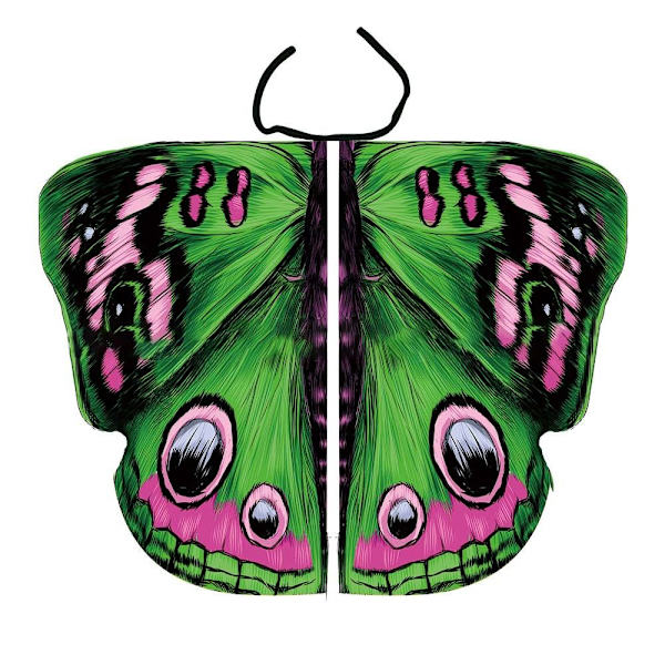 Butterfly Wings Sjal Butterfly Tørklæde 4 4 4