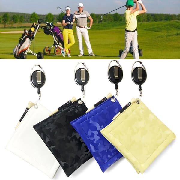 Golfbollsstädhandduk Torkduk VIT White
