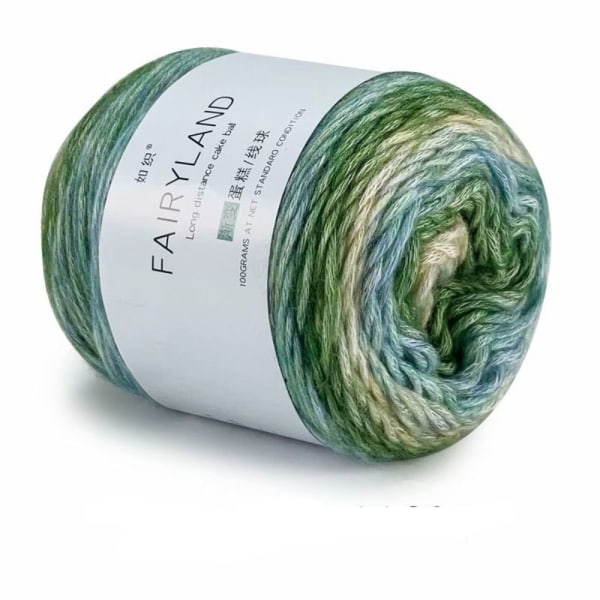 Rainbow Woolen Yarn Cake Garn 1168 1168 1168