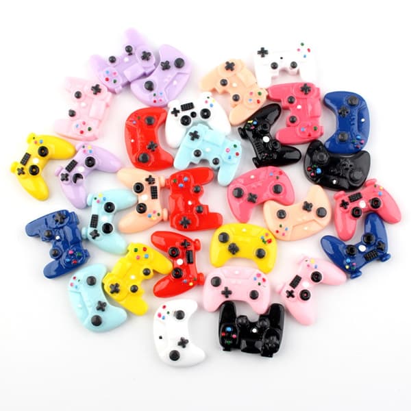 30 stk videospillkontroller Charms Resin Charms spillkontroller