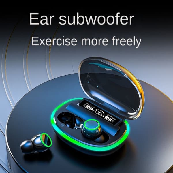 Trådløst headset spil øretelefoner BLÅ blue