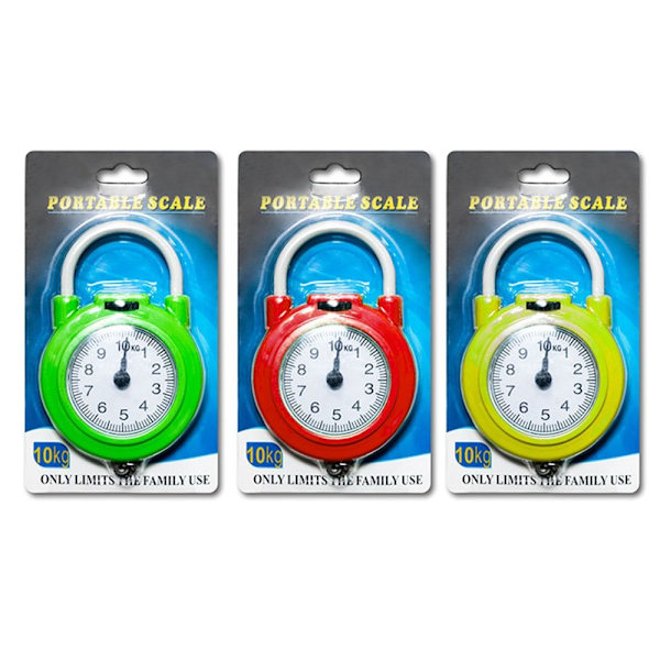 Hengende Skala Spring Scale RØD Red