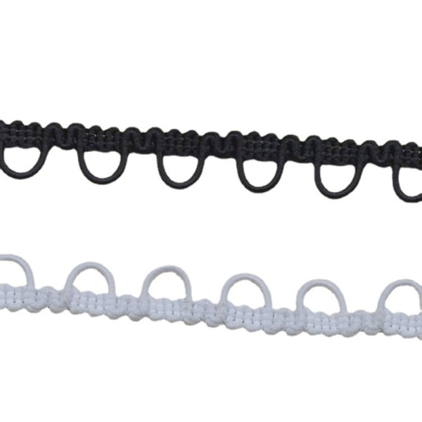 Gimp Braid Trim elastinen napin silmukka MULTICALOR Multicolor