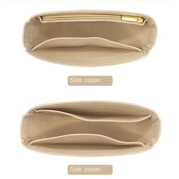 Filt Insert Flap Handväska Iiner KAFFE KAFFE coffee