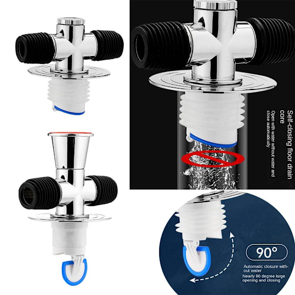 Golvavloppsadapter Gränssnitt Drain Tee Deodorantkontakt B B B