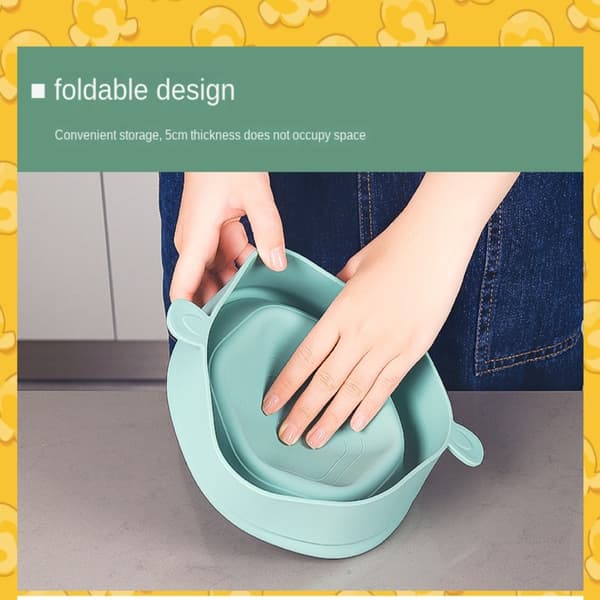 Popcornmaskin Silikon Popper Popcornbøtte