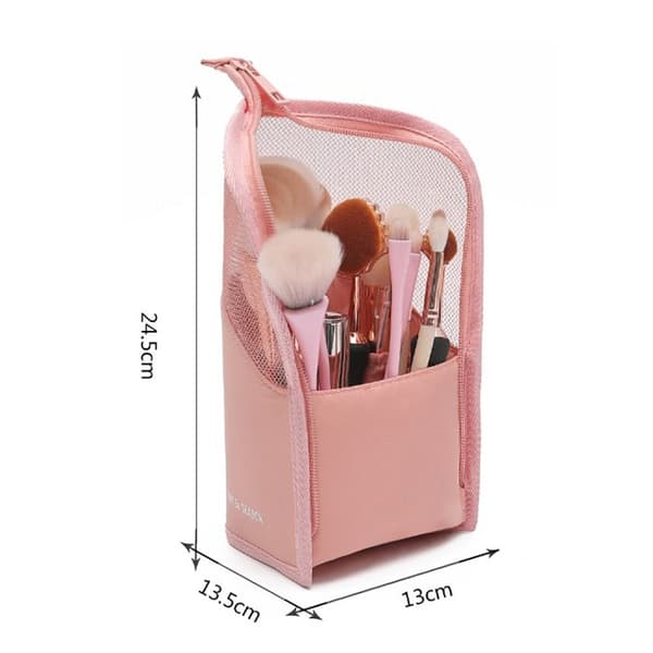 Case Sminkborsthållare ROSA pink