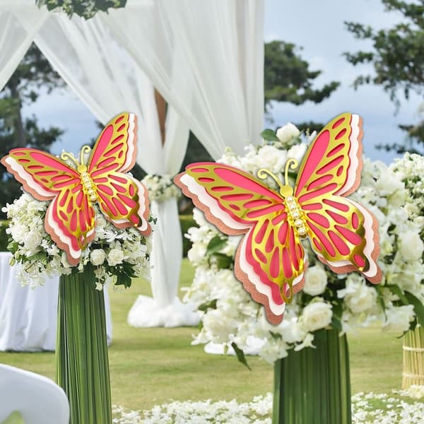 2kpl 3D Butterfly Tarrat Seinätarrat STYLE 9 STYLE 9 Style 9