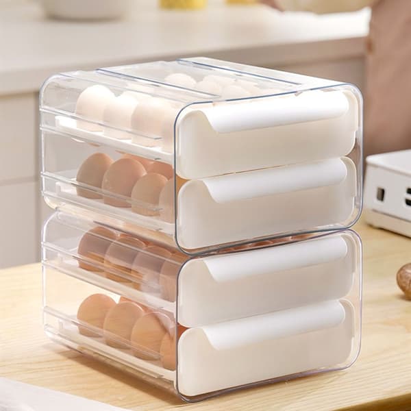 Ägg förvaringsbox Ägg färskförvaring Case Organizer