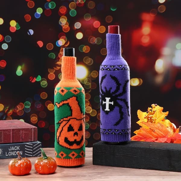 Halloween cover Vinflaskfodral 2 2 2