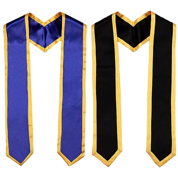 Graduation Stole Sash Graduation Robes MUSTA black